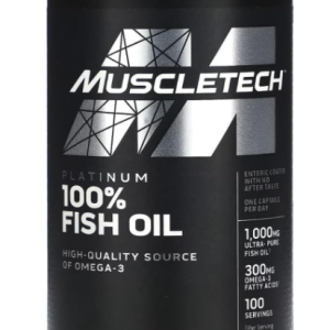 MuscleTech Platinum 100% Fish Oil - 100 Cápsulas de gel